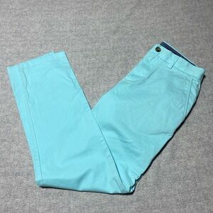 Vineyard Vines Pants Mens Tag 32x32 Actual 33x32 Aqua Blue Breaker Resort Golf